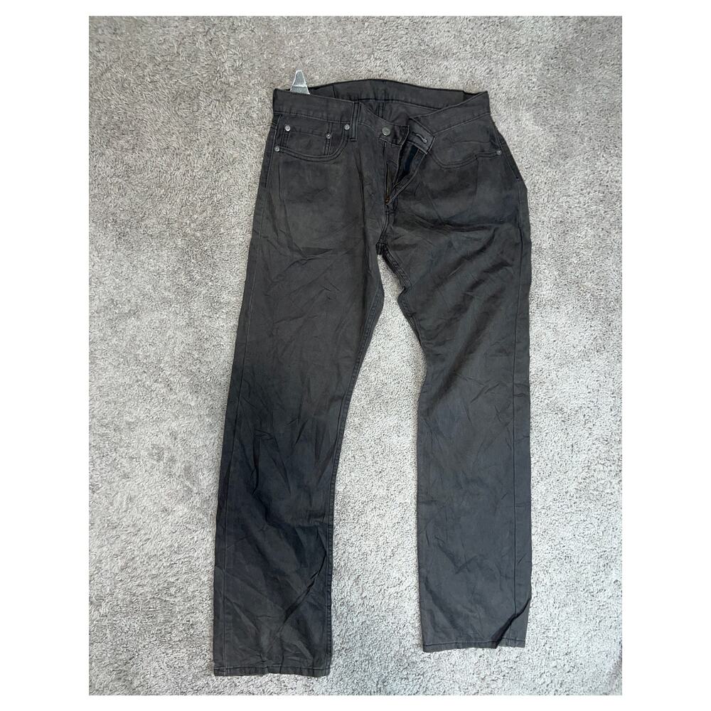 Levi's mens 514 straight-fit jeans in a gray wash 33x34 - Picture 4 of 7